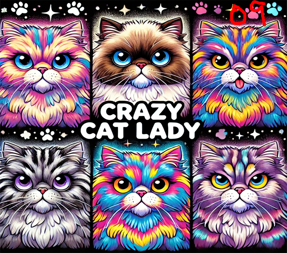 Cat Sublimation Decals