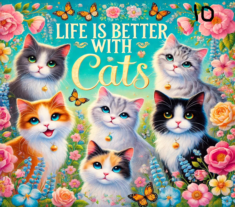 Cat Sublimation Decals