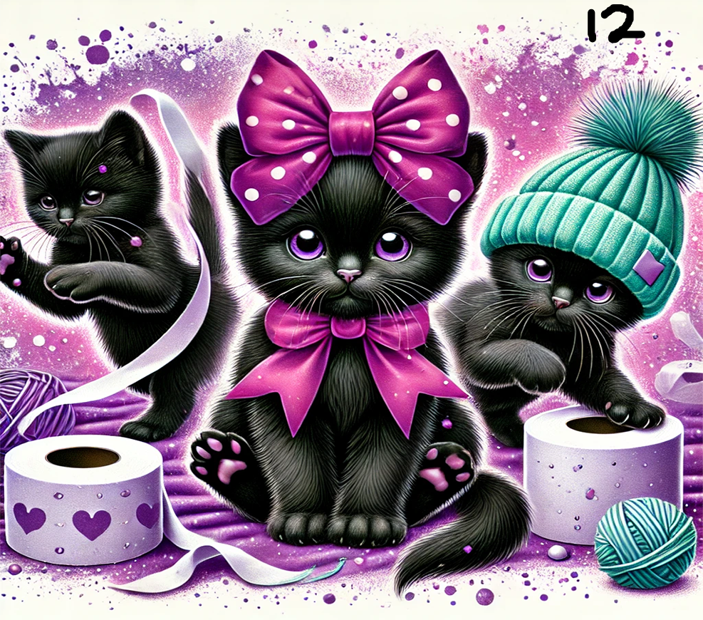 Cat Sublimation Decals