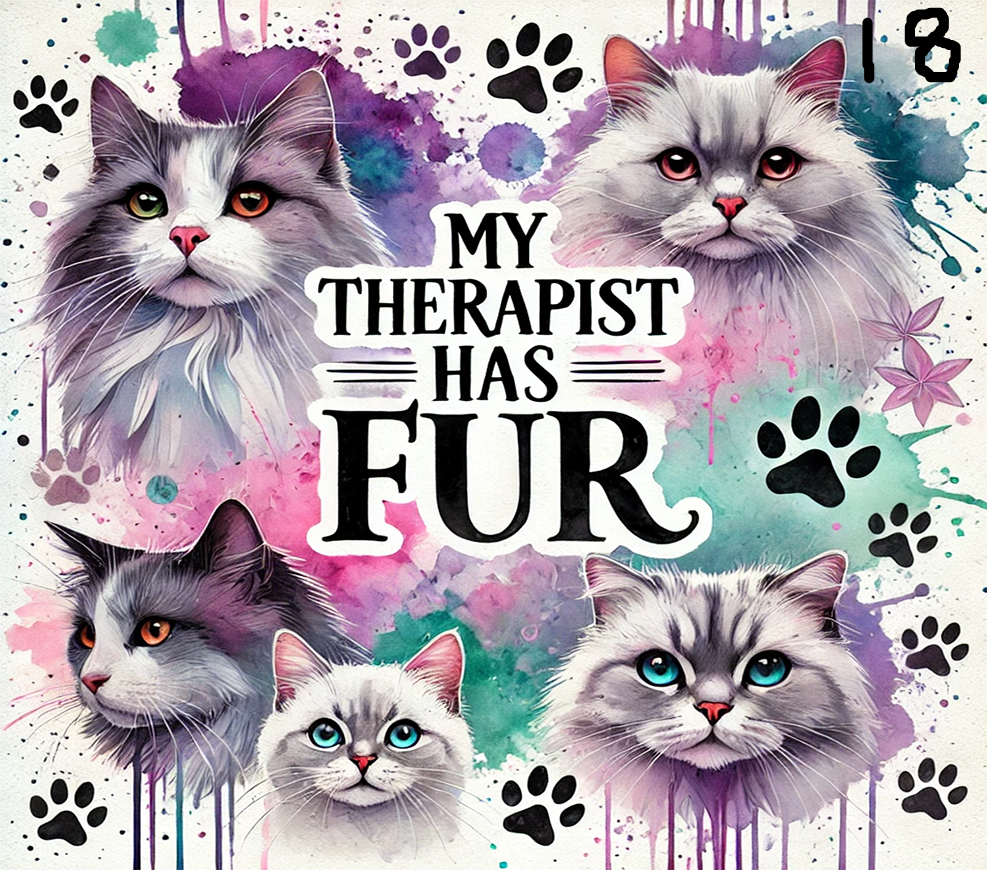 Cat Sublimation Decals