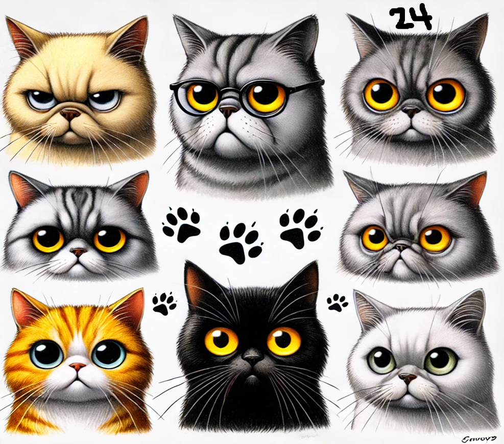 Cat Sublimation Decals
