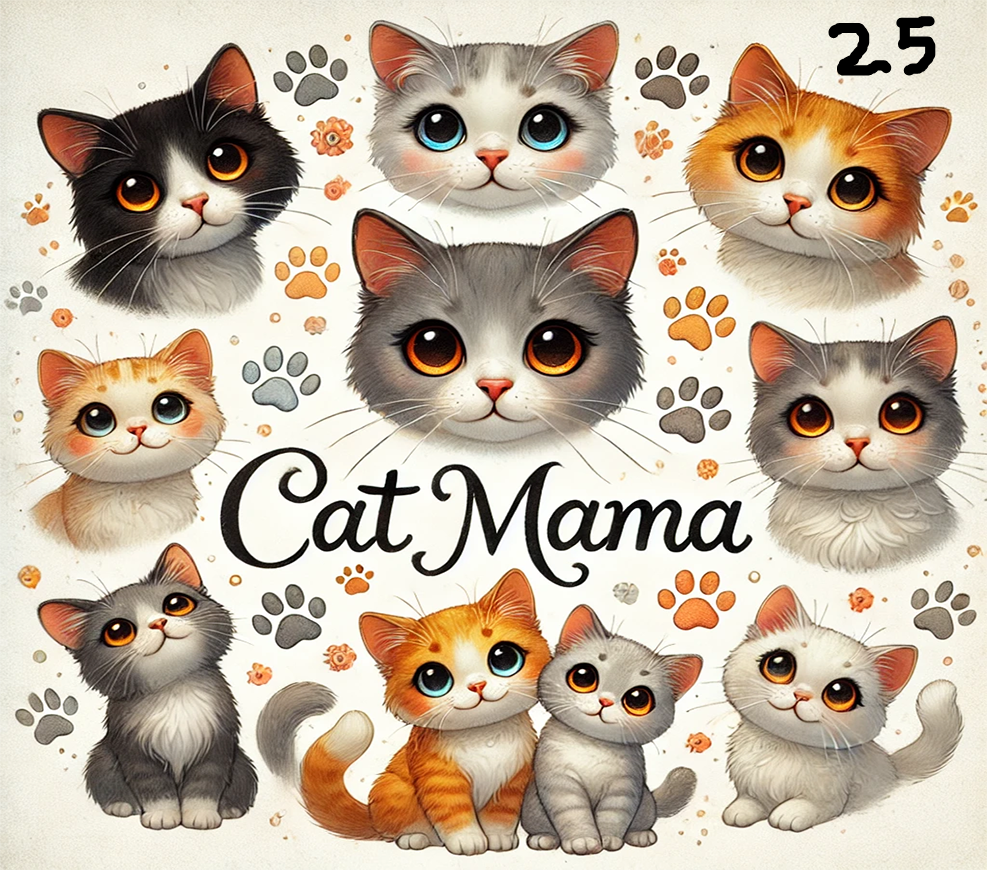 Cat Sublimation Decals