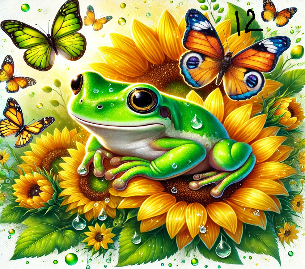 Frog Sublimation Decals