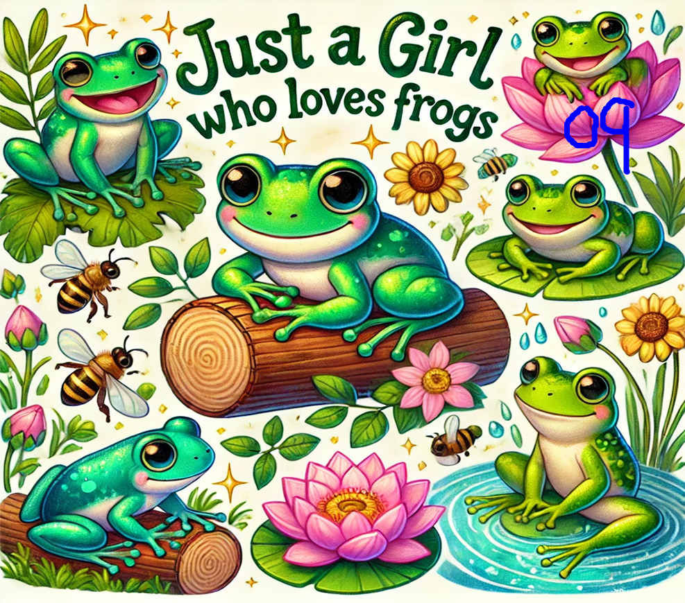 Frog Sublimation Decals