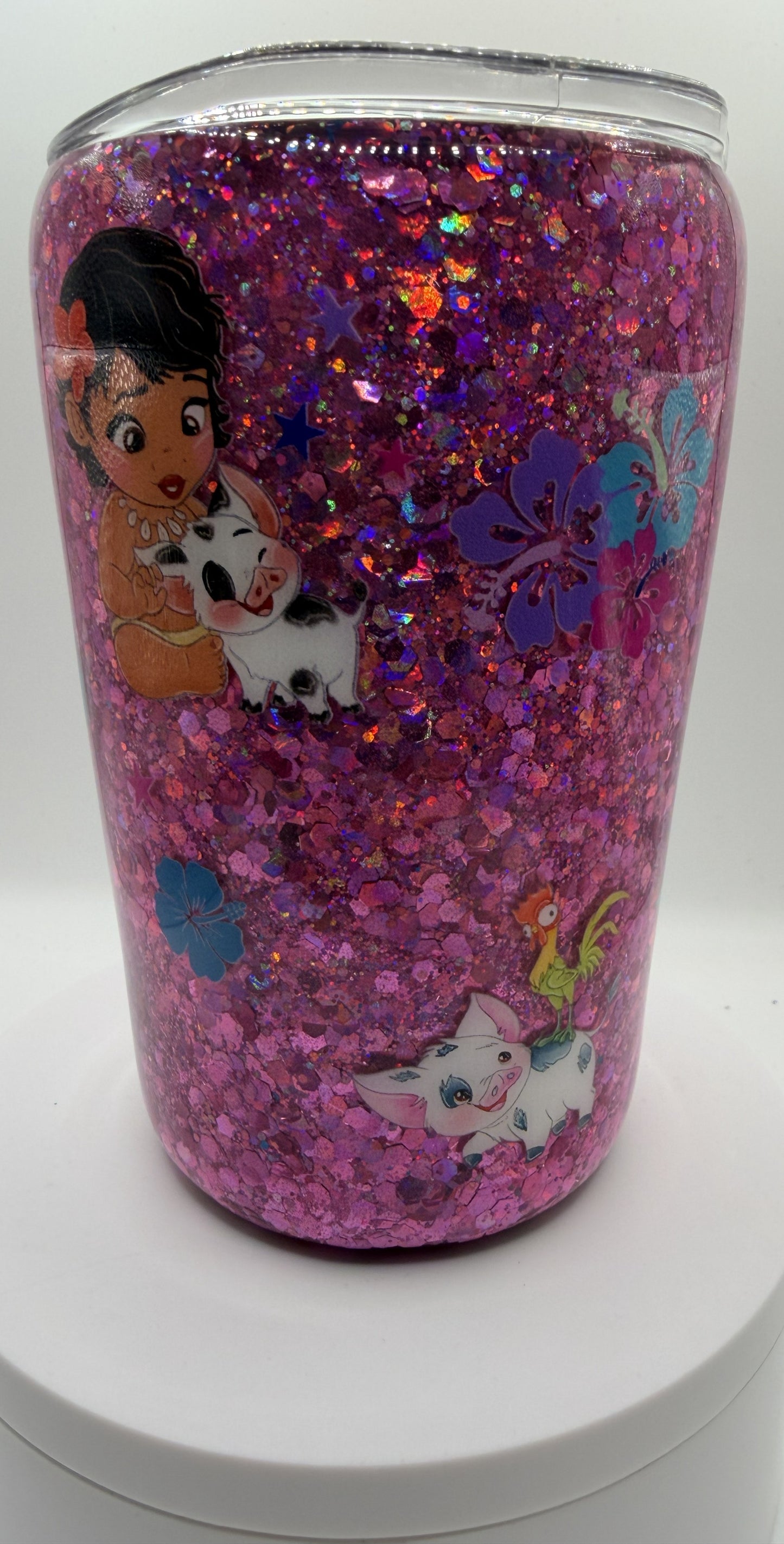 12 OZ DARK PINK MOANA EPOXY TUMBLER