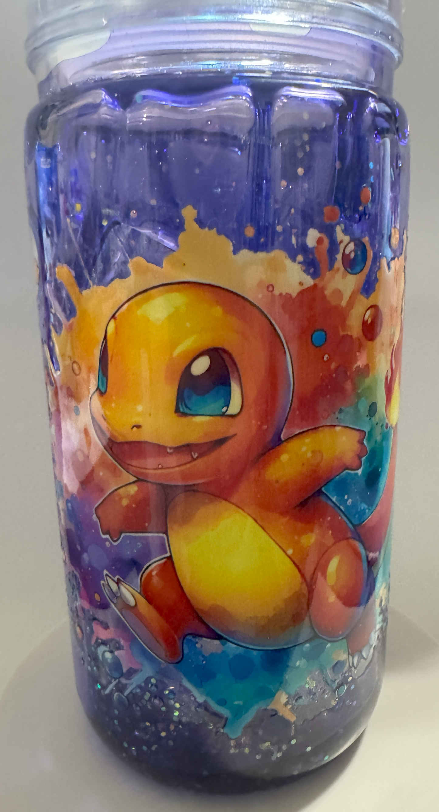 16 OZ ACRYLIC PURPLE SLIME POKEMON