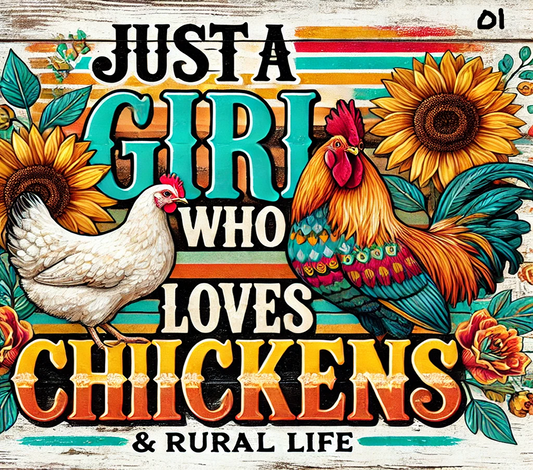 Chicken Sublimation Decals