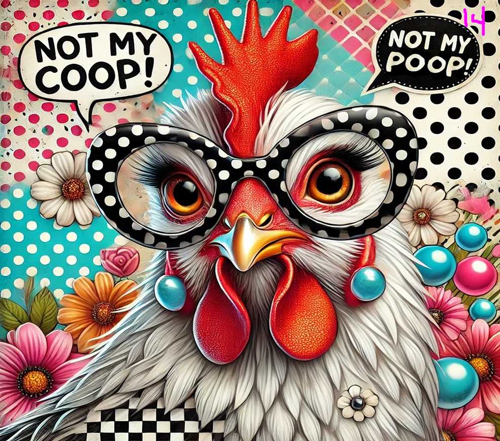 Chicken Sublimation Decals