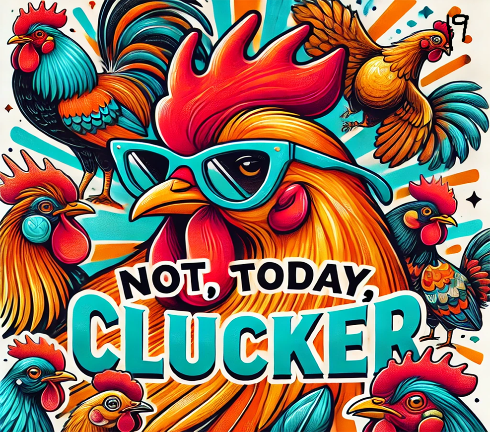 Chicken Sublimation Decals