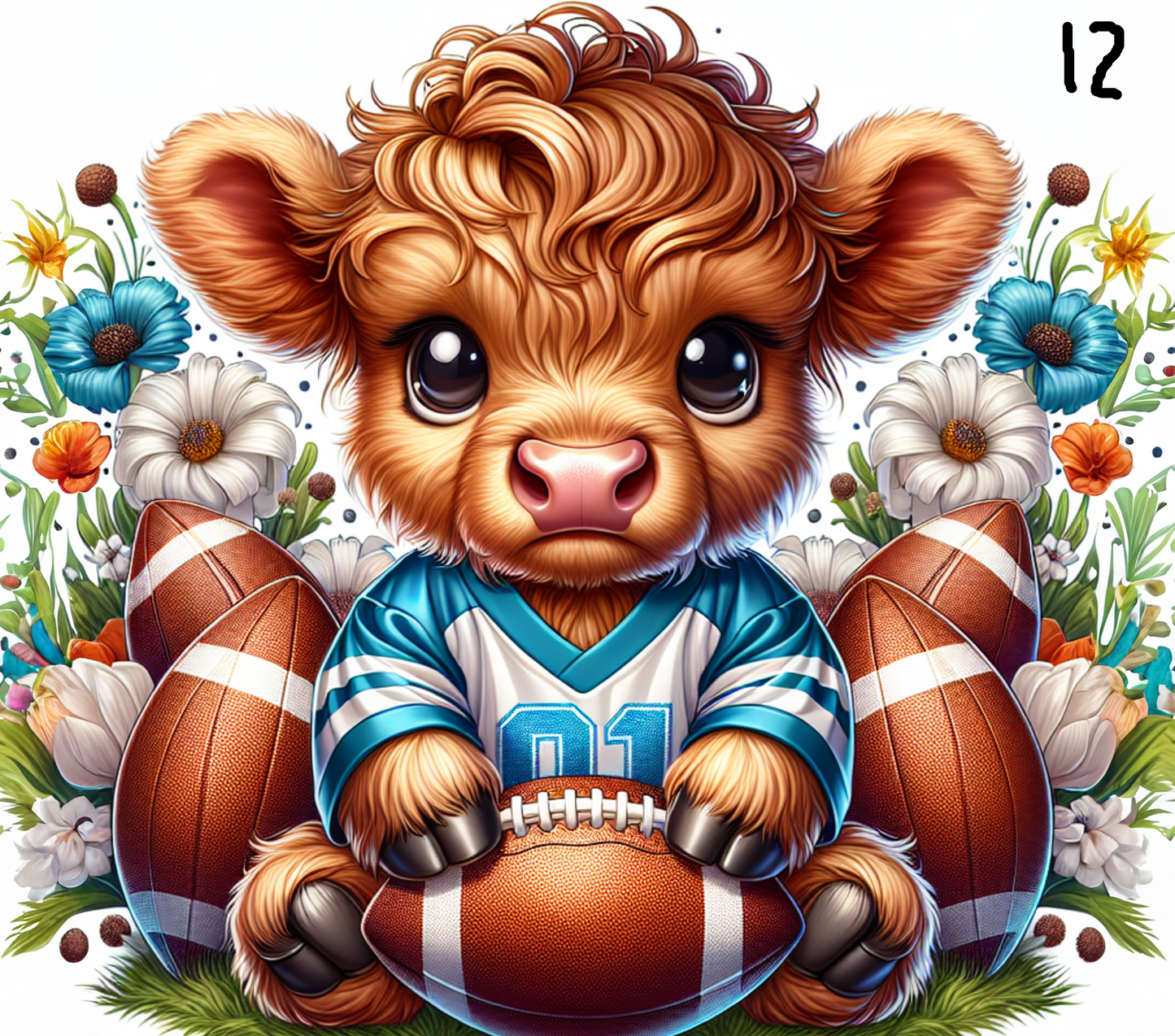 Cow Sublimation Decals