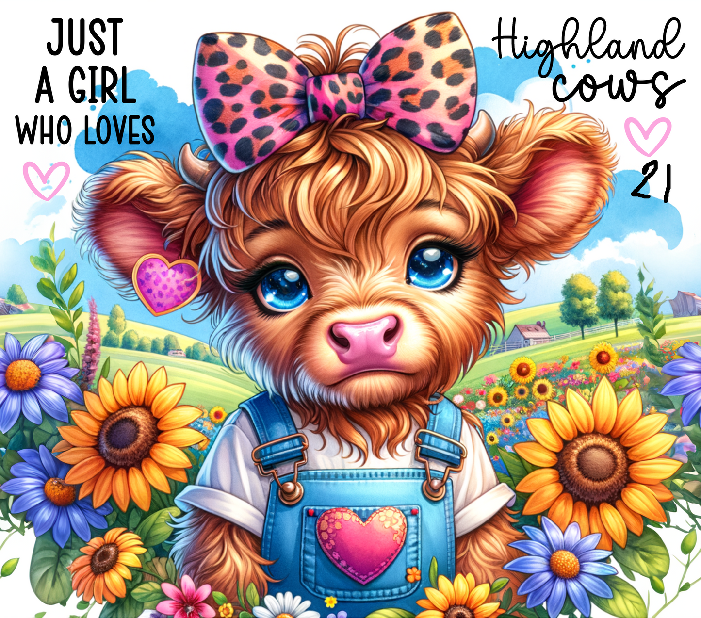 Cow Sublimation Decals