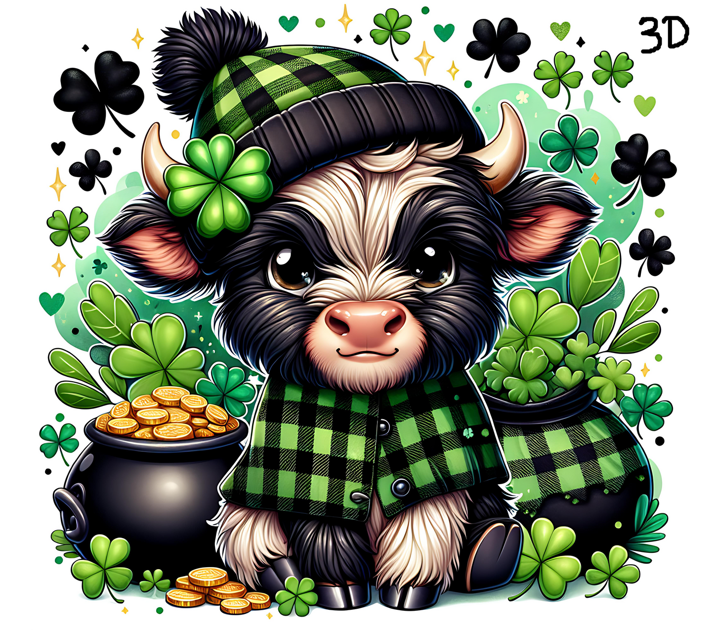 Cow Sublimation Decals