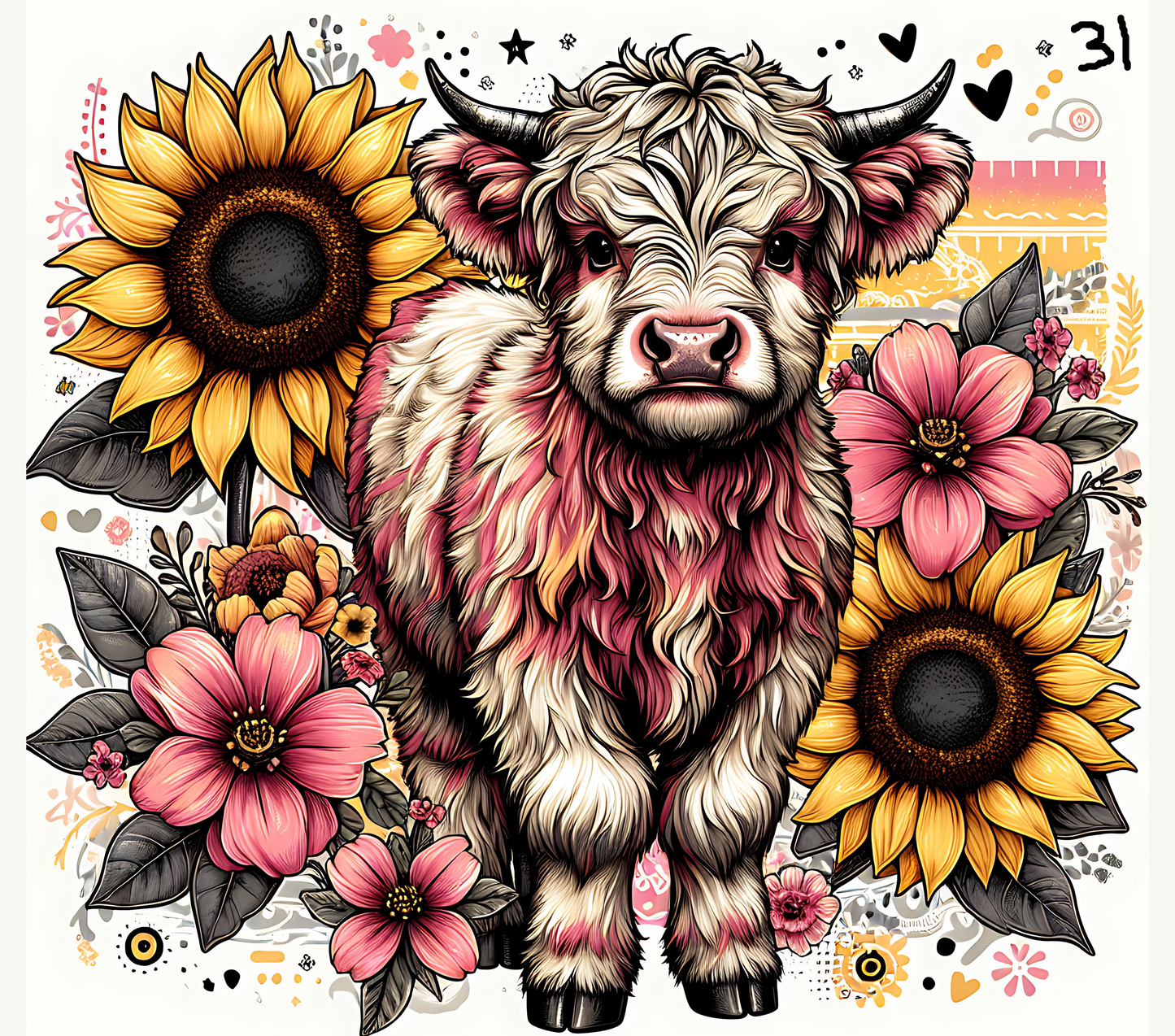 Cow Sublimation Decals