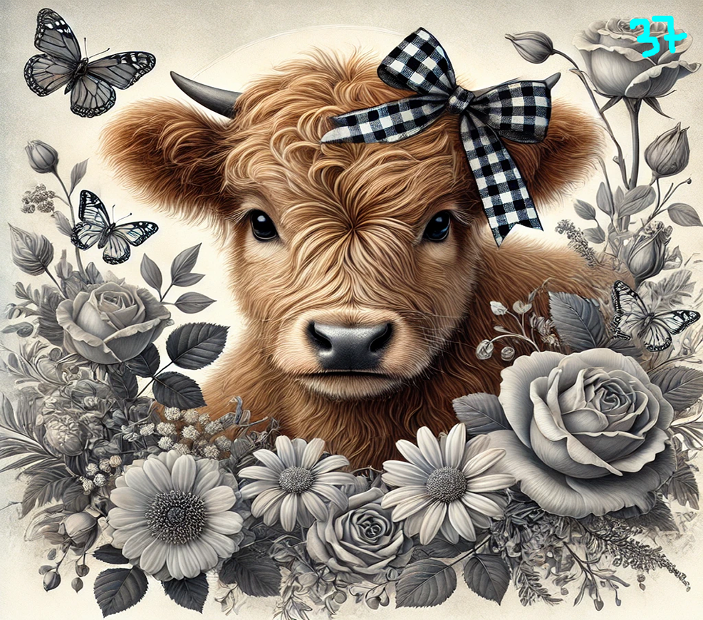 Cow Sublimation Decals