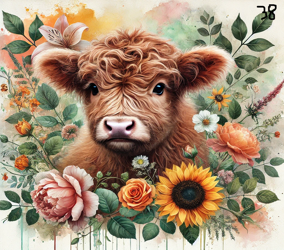 Cow Sublimation Decals