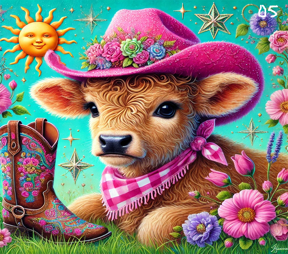 Cow Sublimation Decals