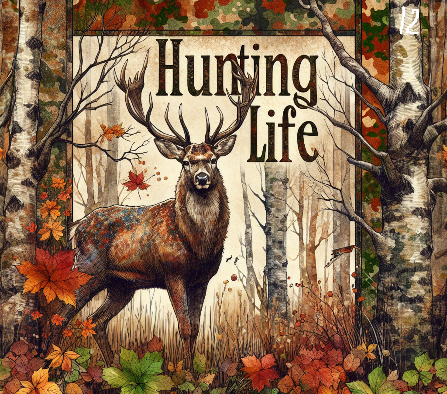 Deer Sublimation Decals
