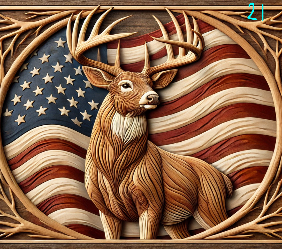 Deer Sublimation Decals