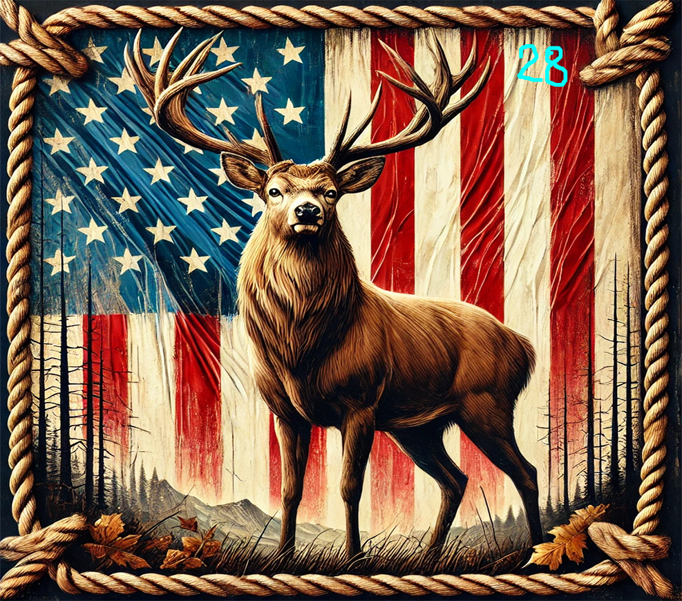 Deer Sublimation Decals