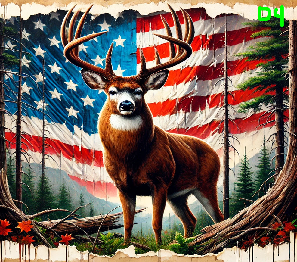 Deer Sublimation Decals