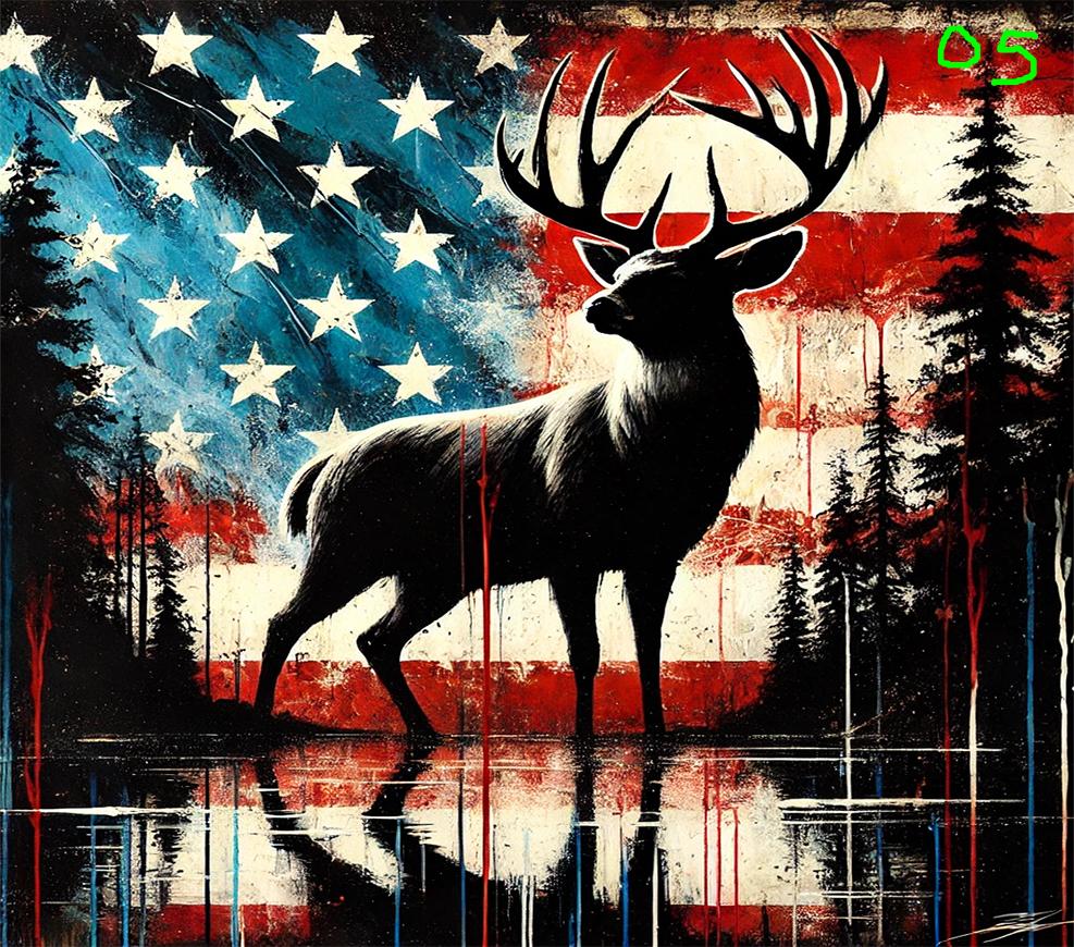 Deer Sublimation Decals