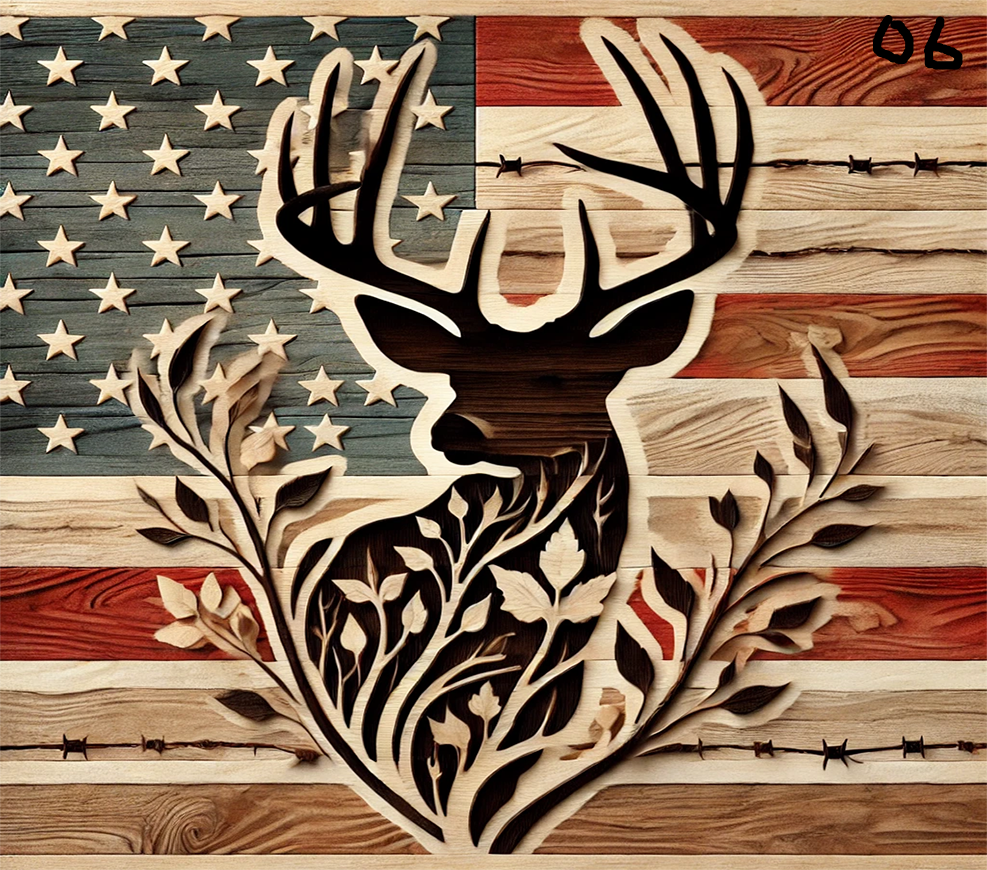 Deer Sublimation Decals