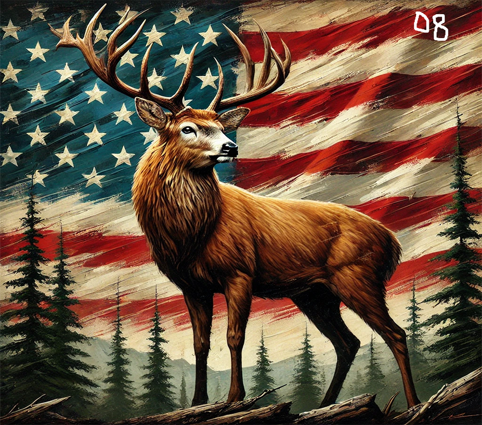 Deer Sublimation Decals