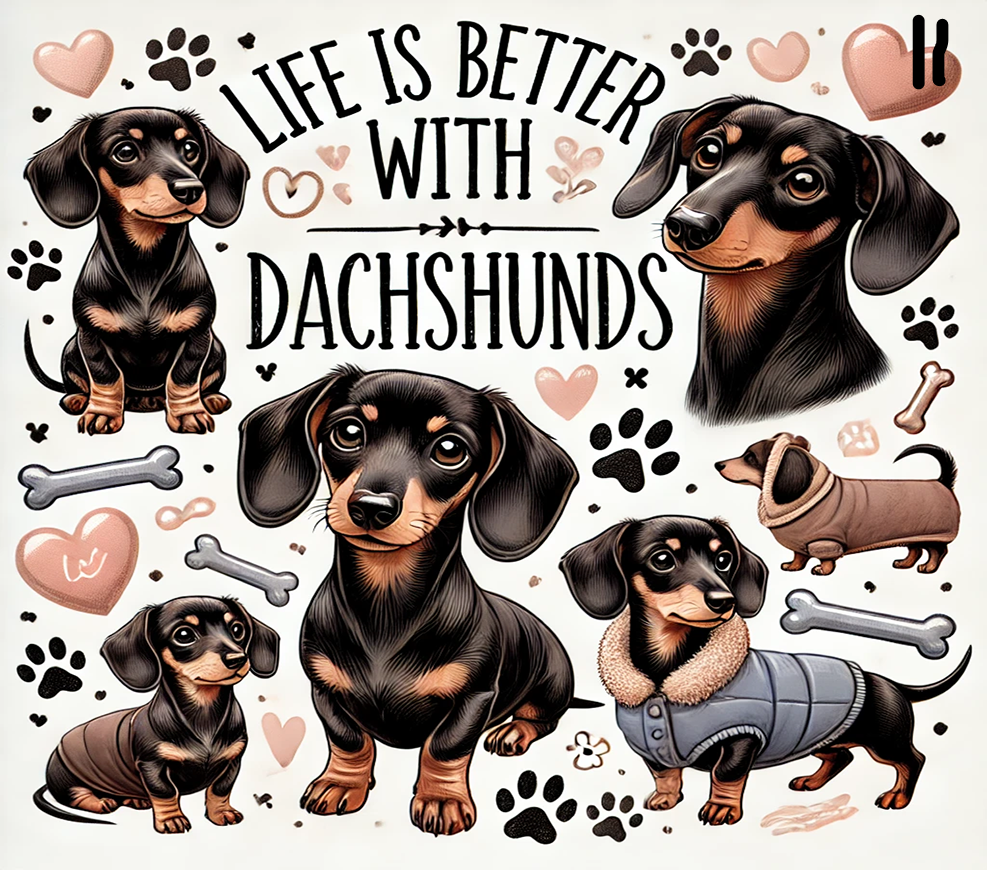 Dog Sublimation Decals 1