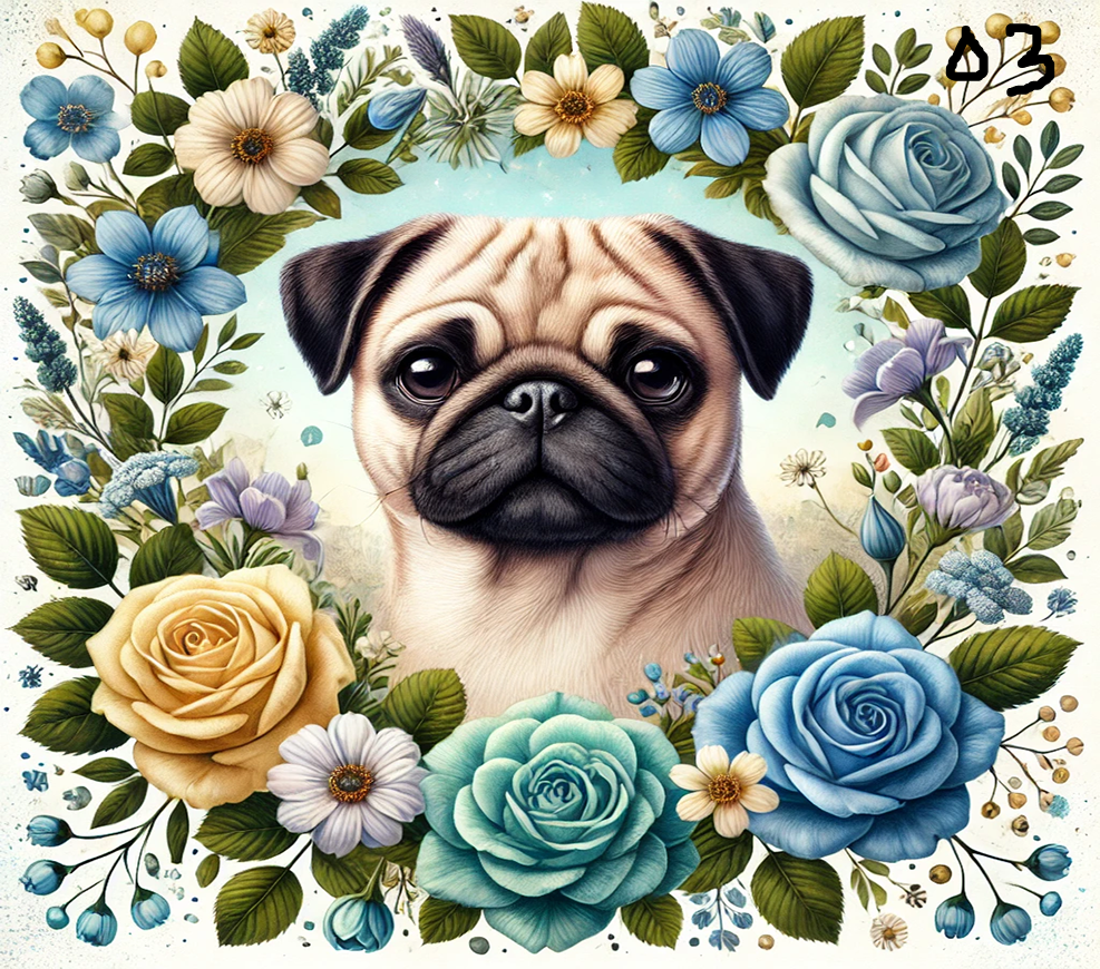 Dog Sublimation Decals 1