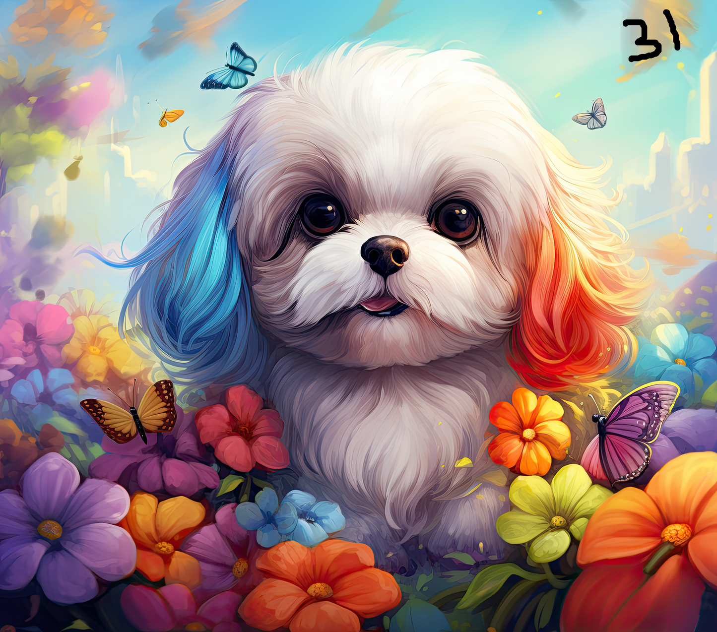 Dog Sublimation Decals 1