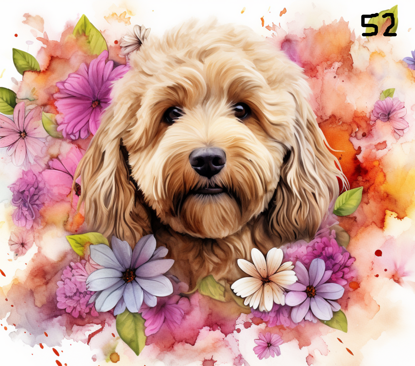 Dog Sublimation Decals 1