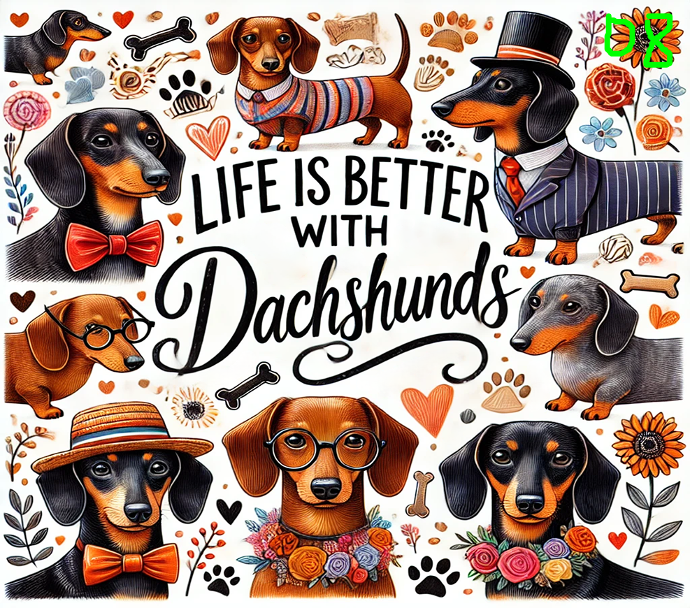 Dog Sublimation Decals 1
