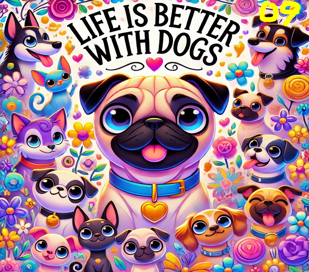 Dog Sublimation Decals 1