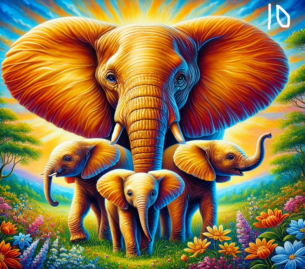 Elephant Sublimation Decals