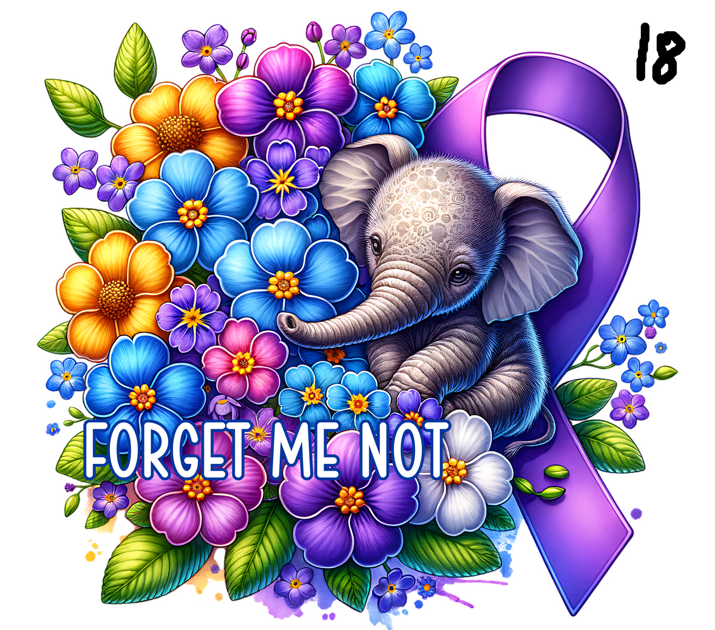 Elephant Sublimation Decals