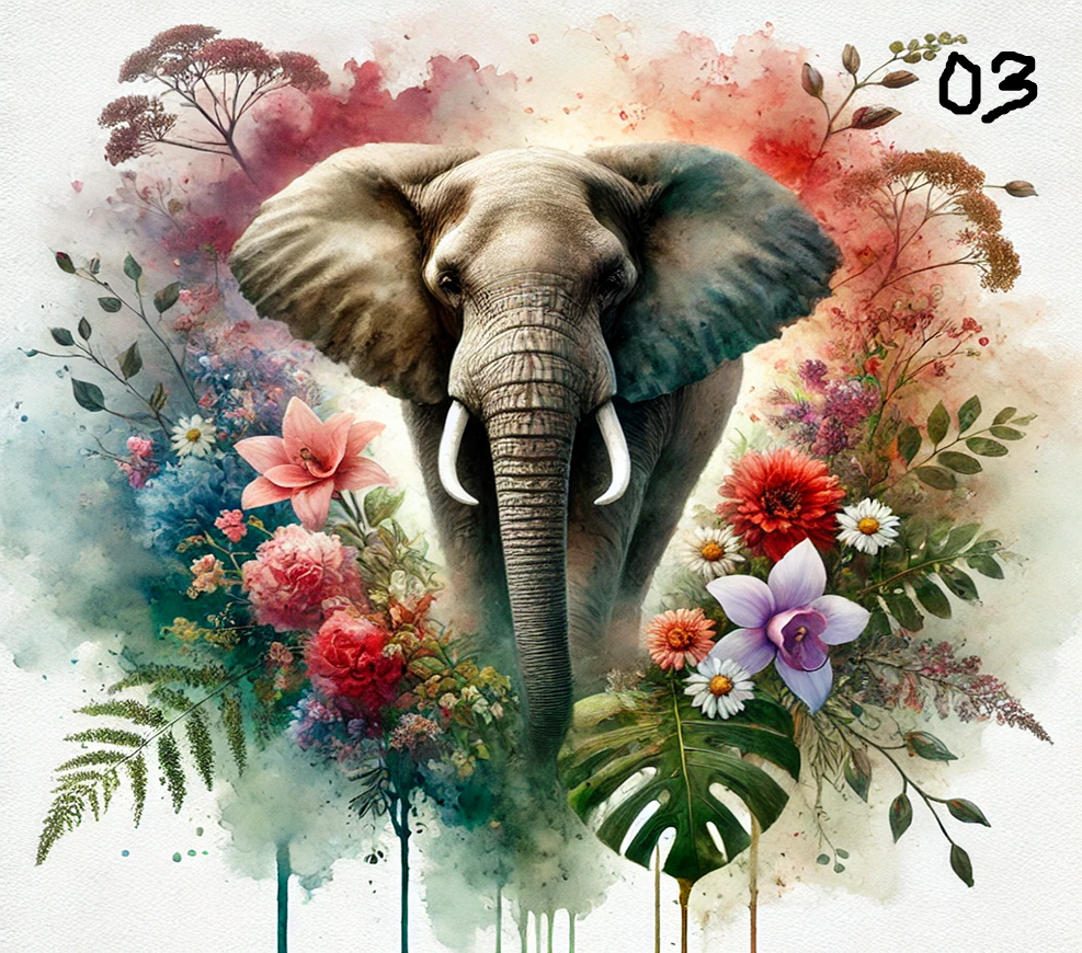 Elephant Sublimation Decals