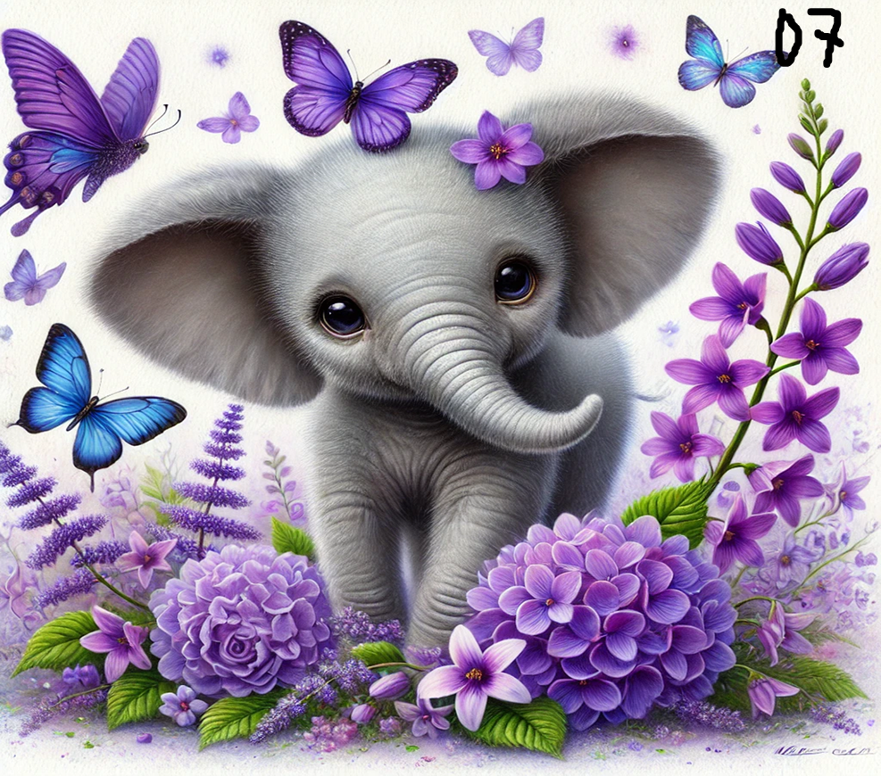 Elephant Sublimation Decals