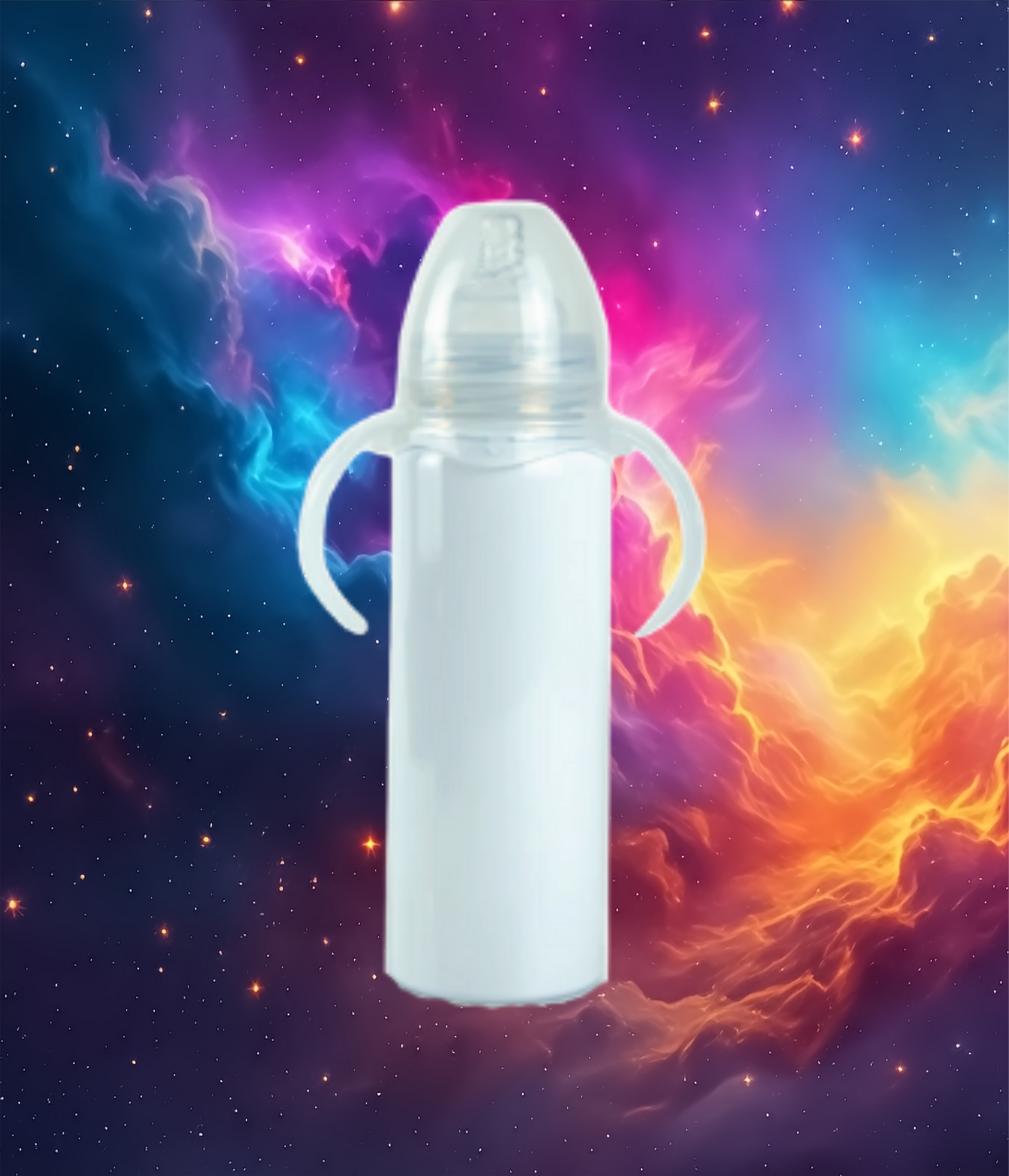 Custom Sublimation Baby bottle with choice of decals and personalized design options