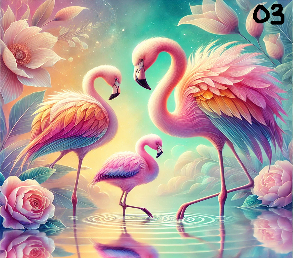 Flamingo Sublimation Decals
