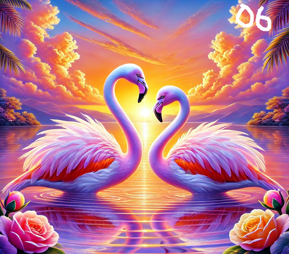 Flamingo Sublimation Decals