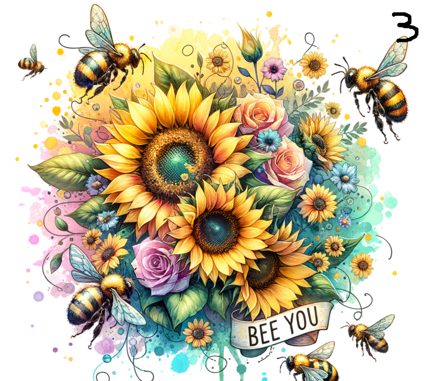 Bee Sublimation Designs