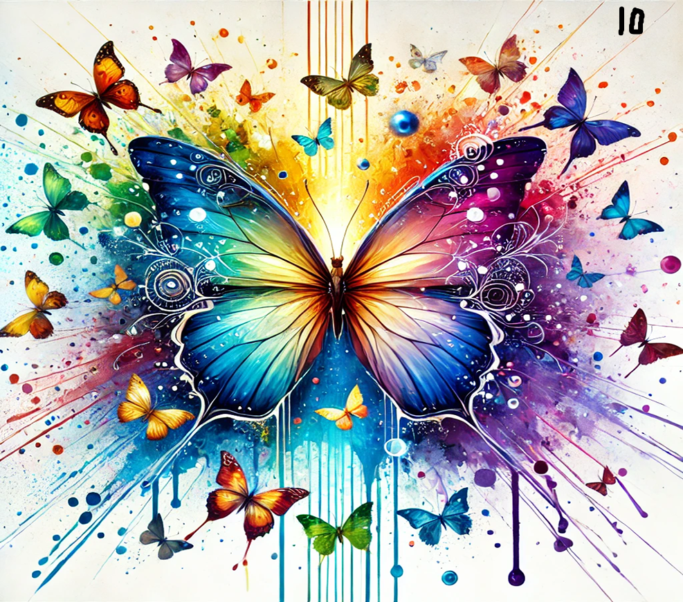 Butterfly Sublimation Decals