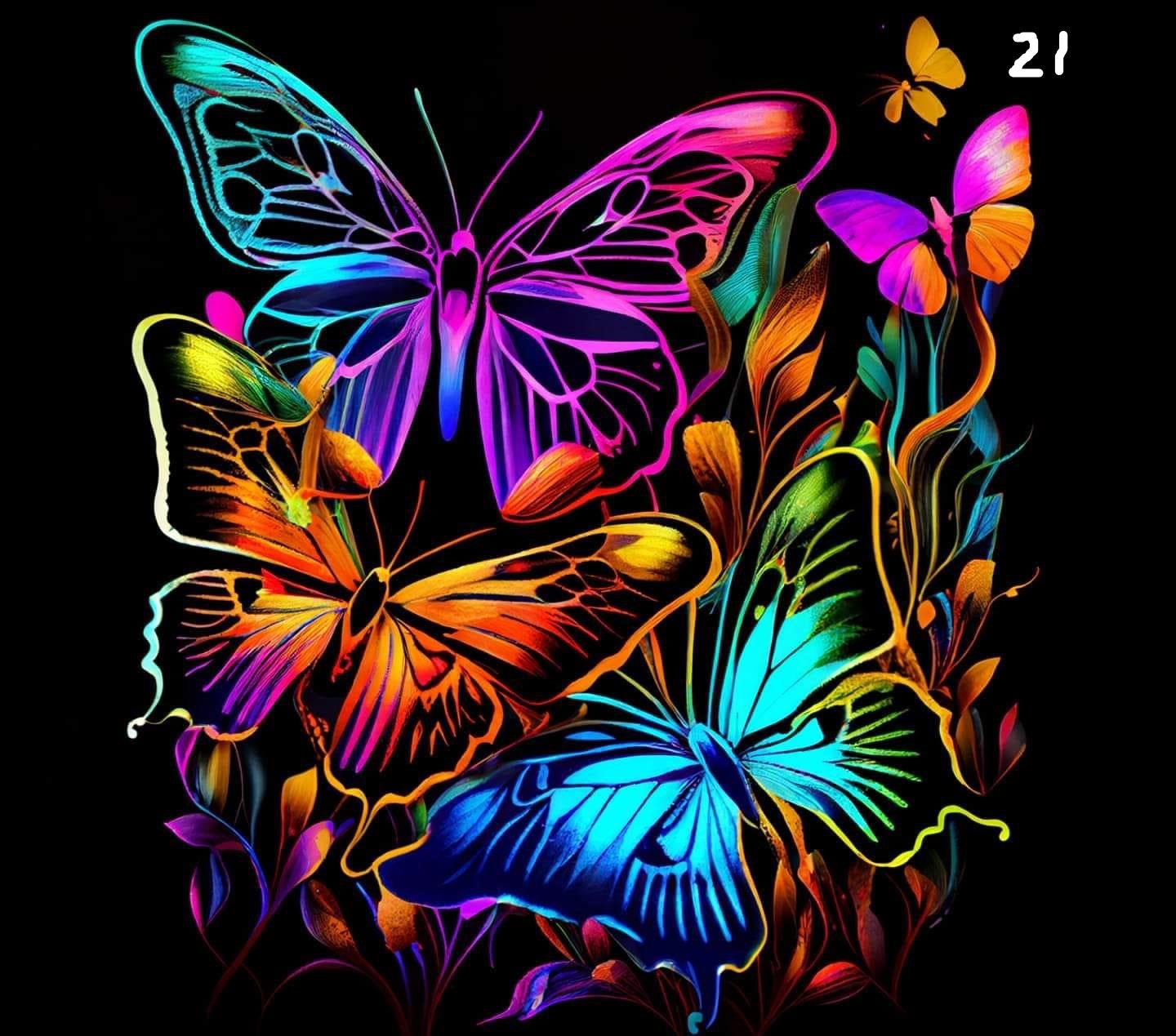 Butterfly Sublimation Decals