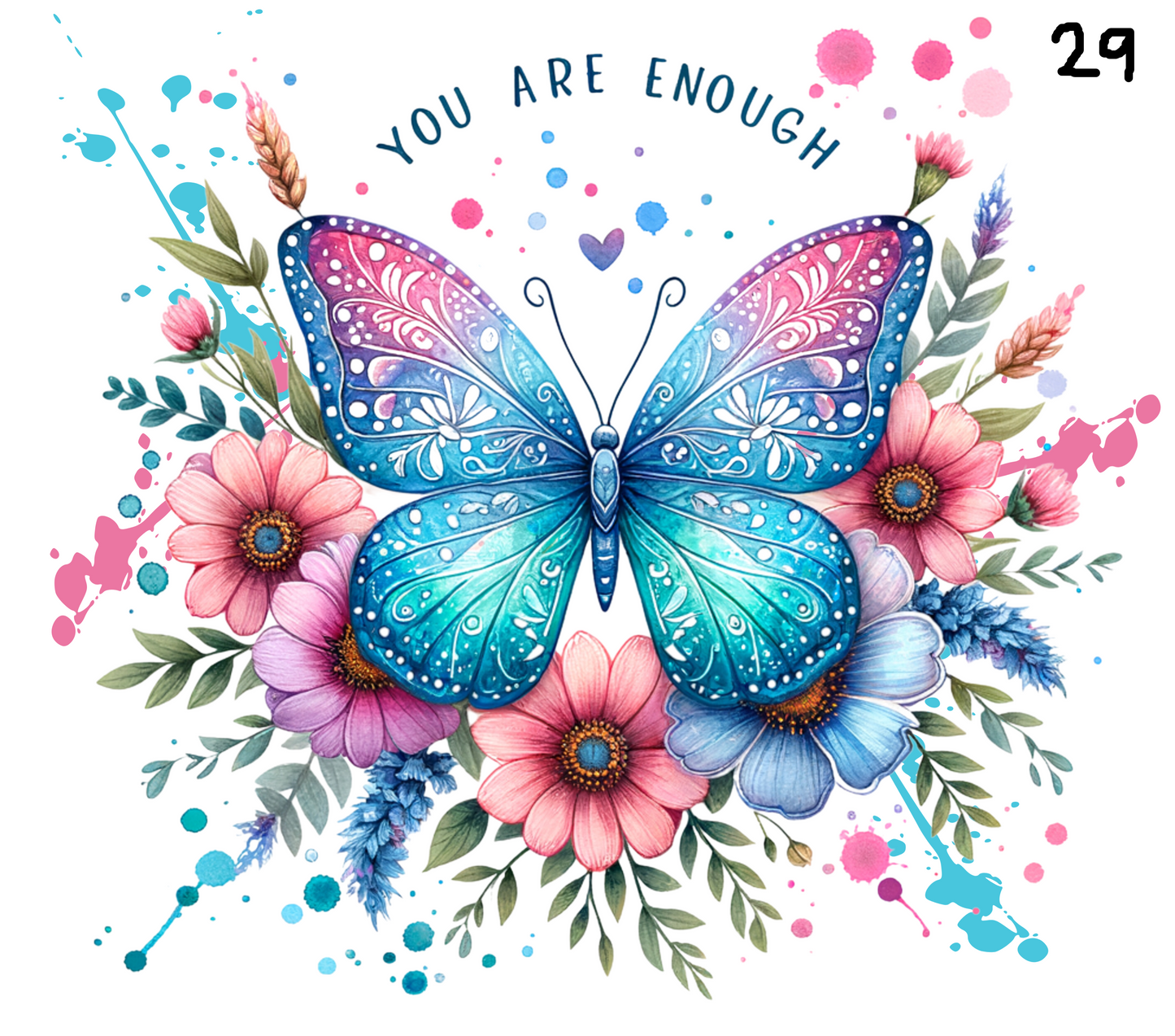 Butterfly Sublimation Decals