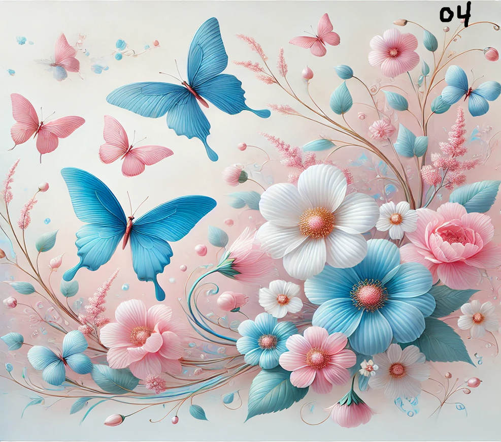 Butterfly Sublimation Decals