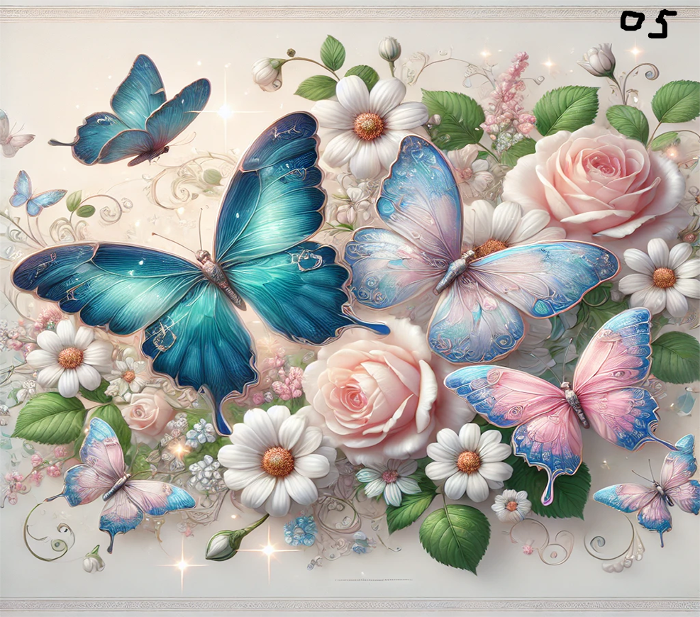 Butterfly Sublimation Decals