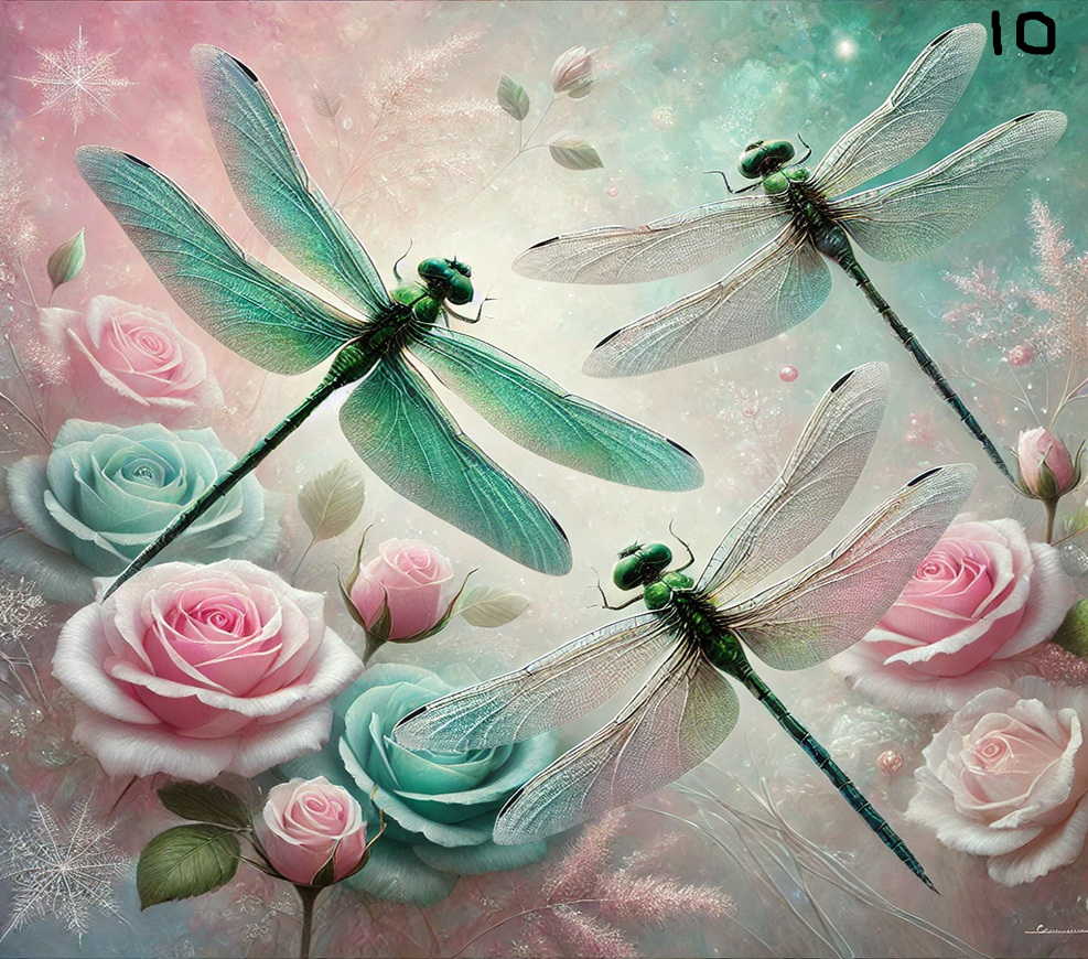 Dragonflies Sublimation Decals