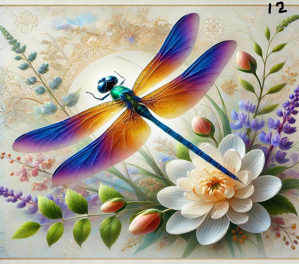 Dragonflies Sublimation Decals
