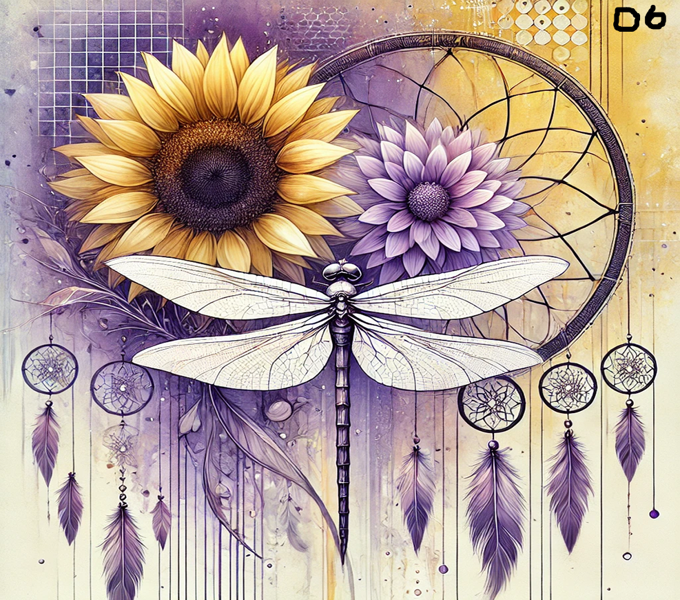 Dragonflies Sublimation Decals