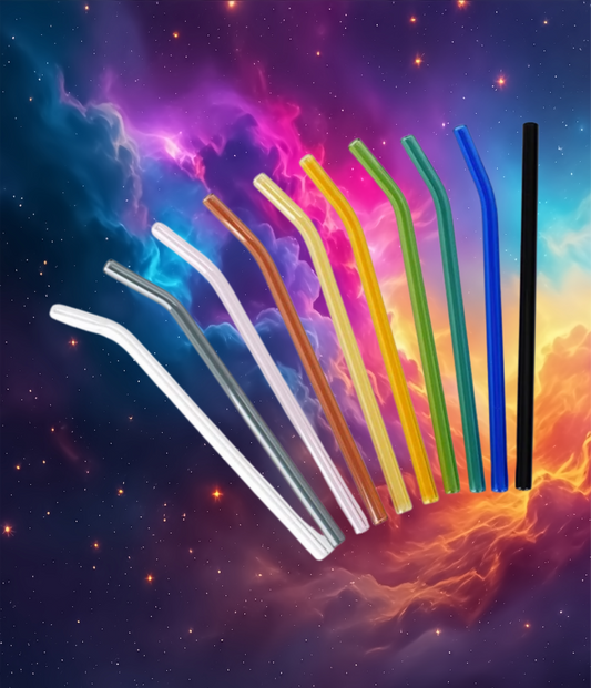 Glass Bent Straws